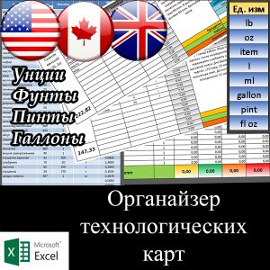 Органайзер технологических карт
